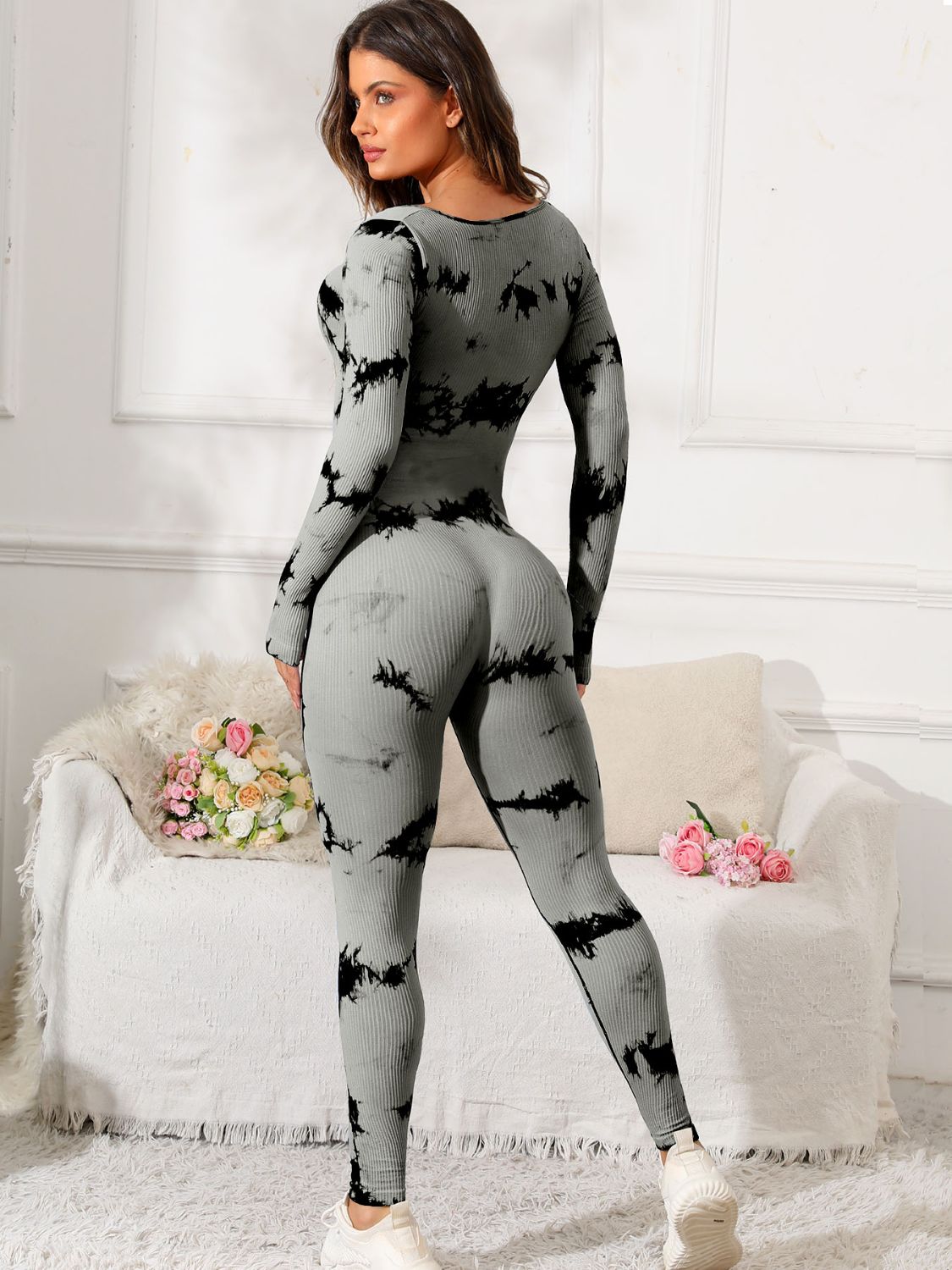 Scoop Neck Active Jumpsuit