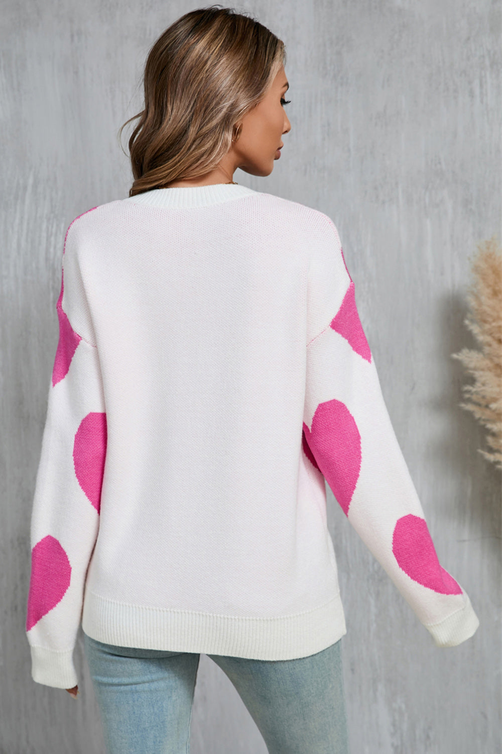 Heart Long Sleeve Sweater