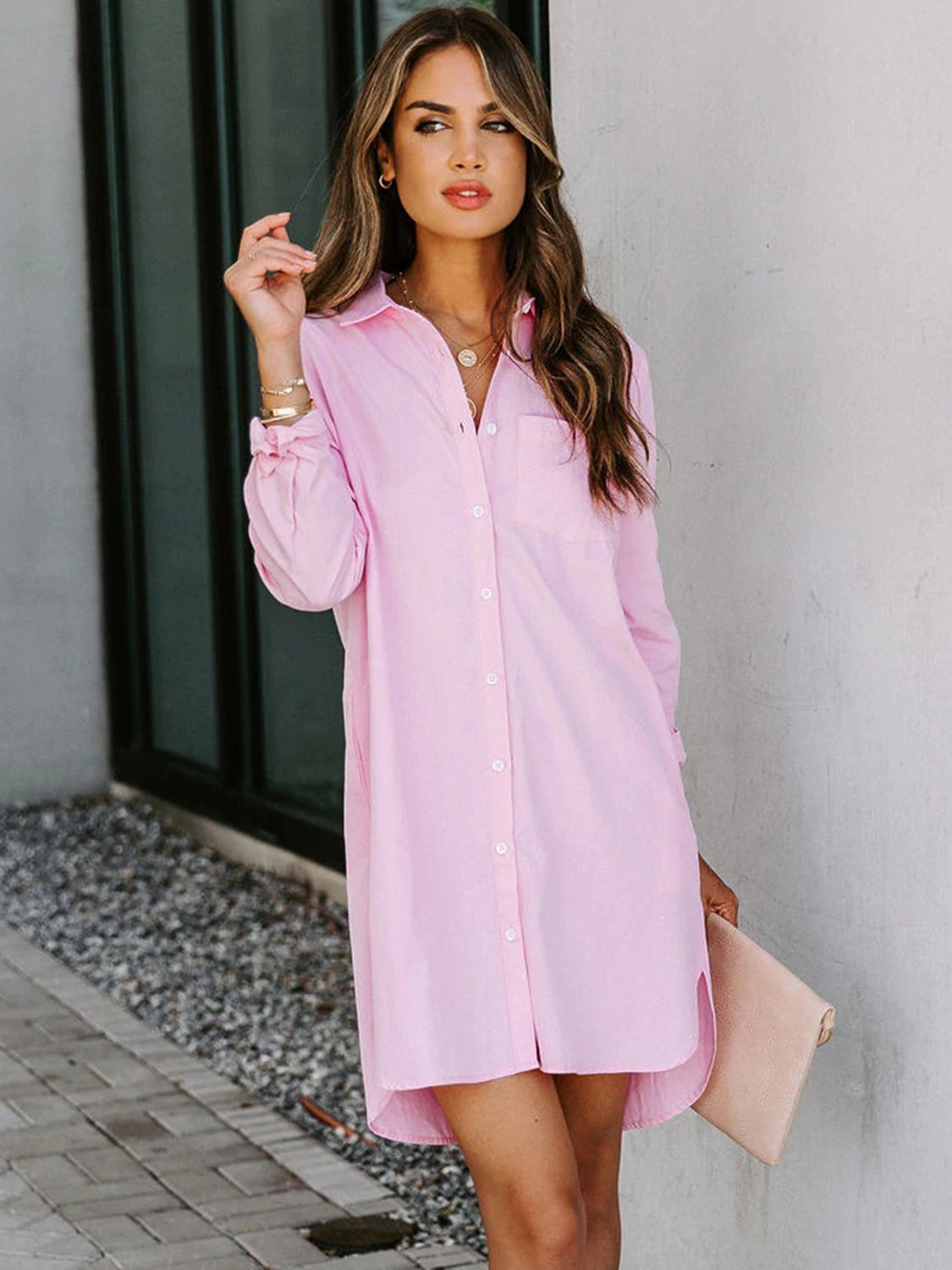 Button Up Shirt Dress