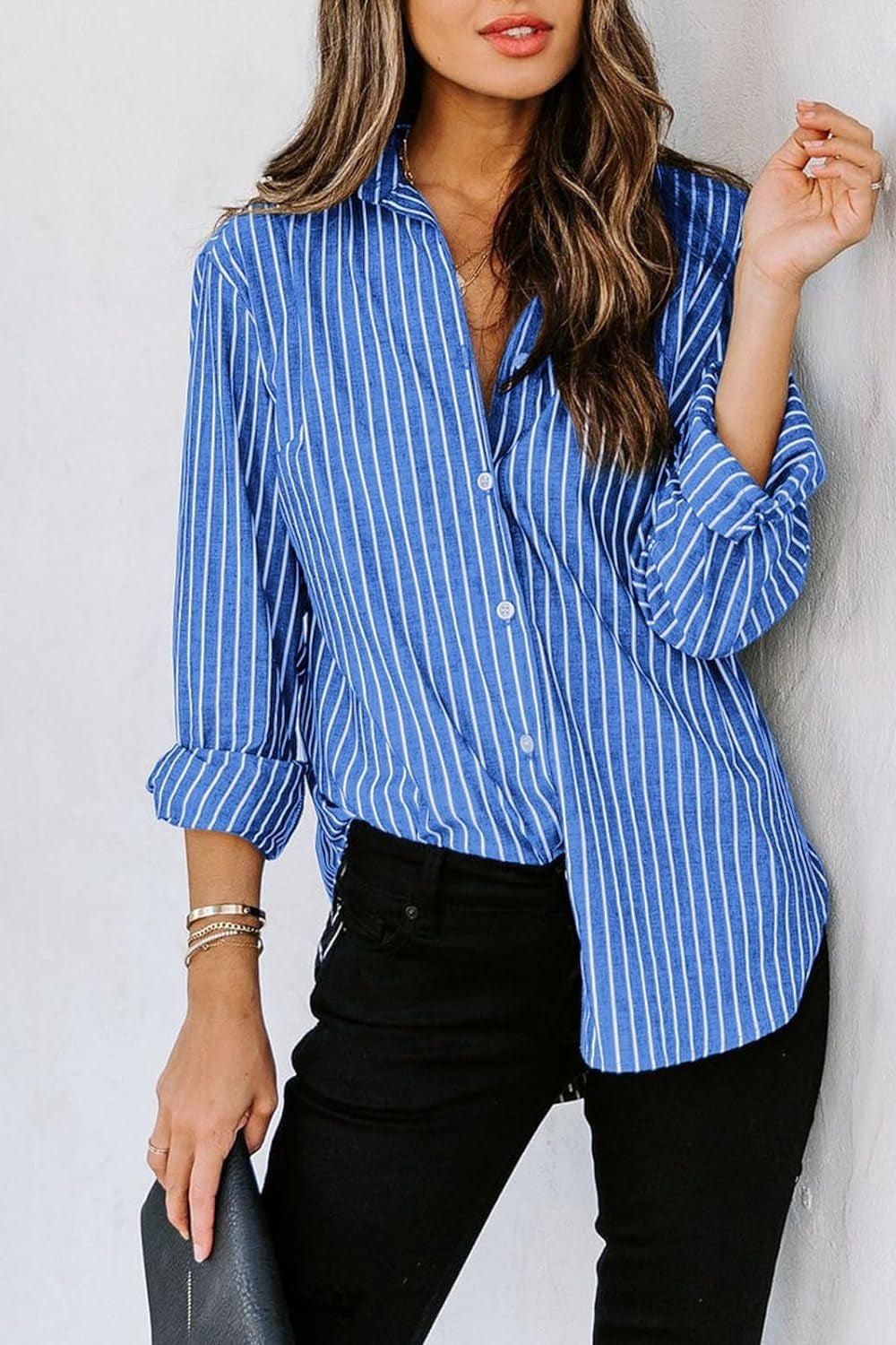 Striped Button Up