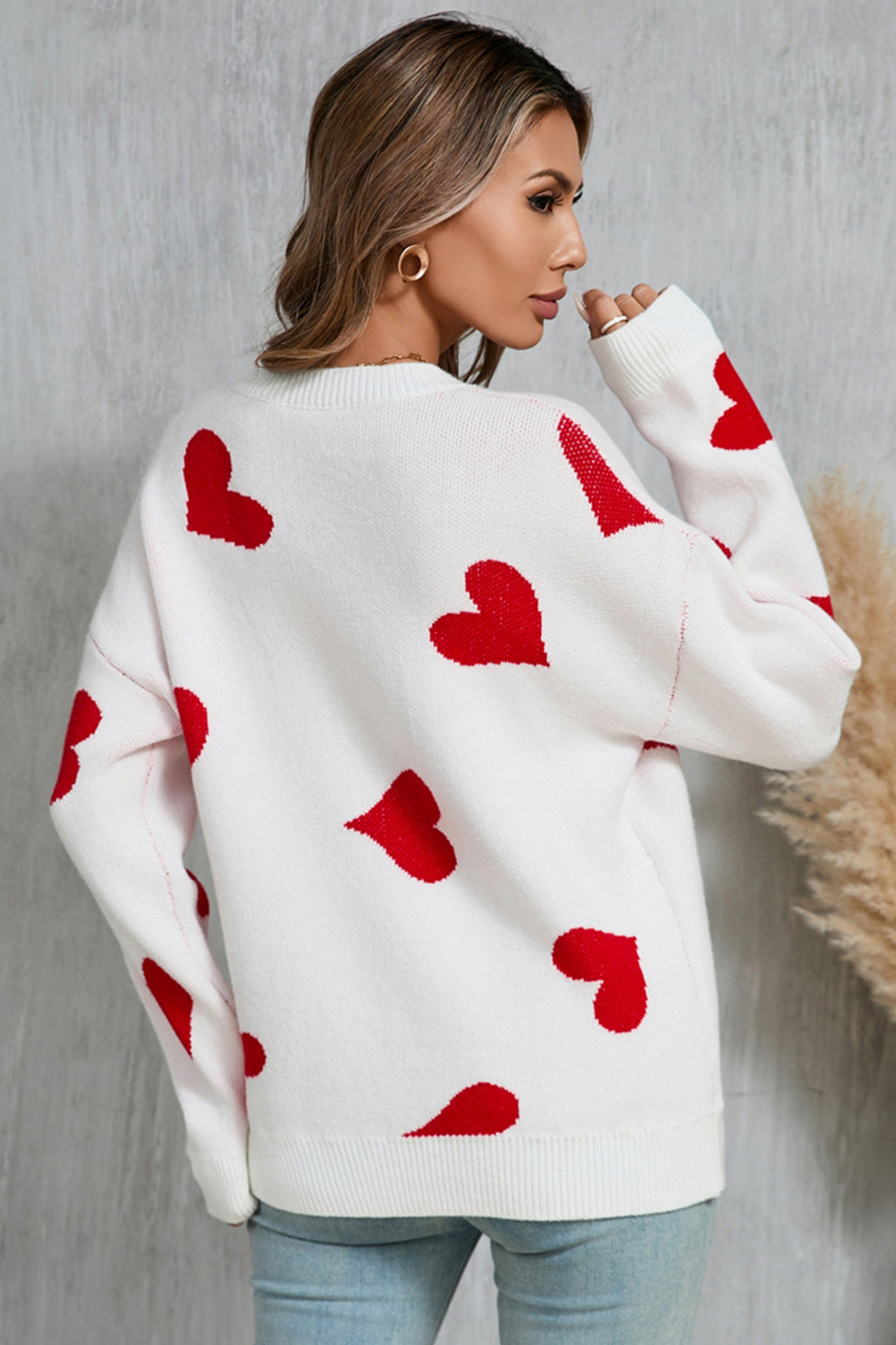 Heart Round Sweater