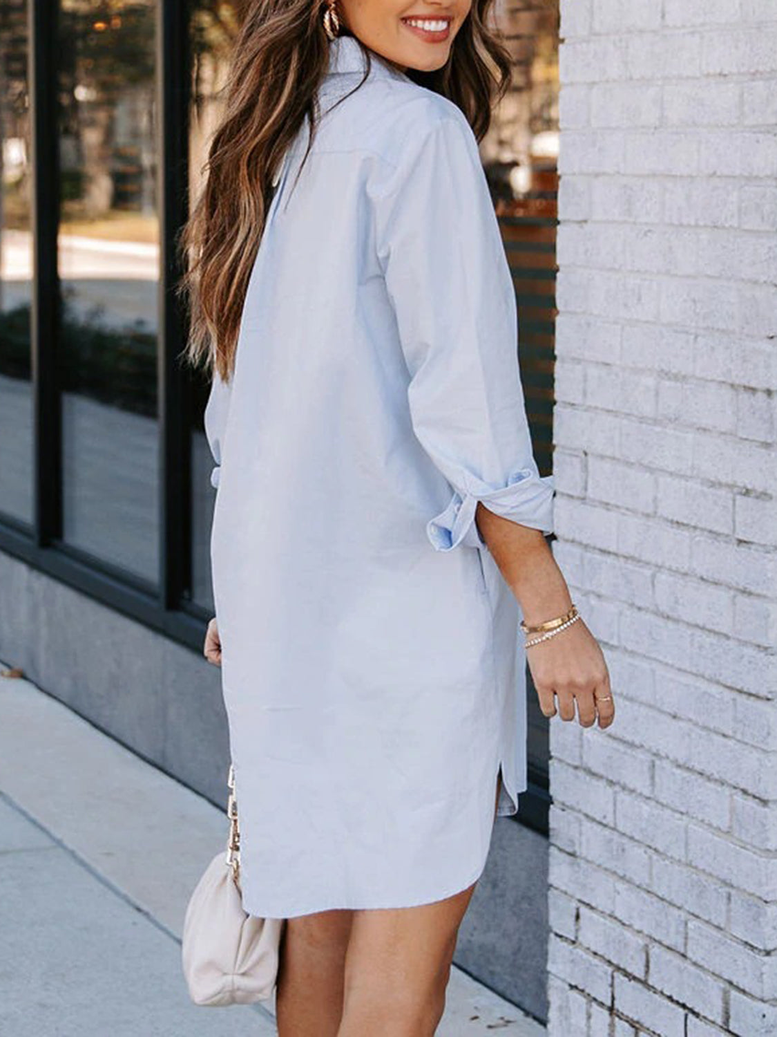 Button Up Shirt Dress