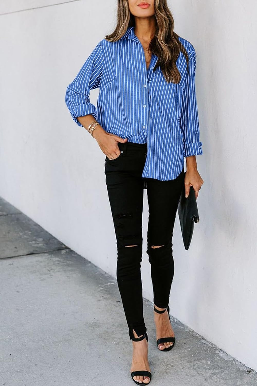 Striped Button Up