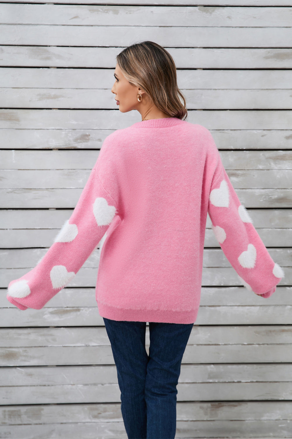 Heart Long Sleeve Sweater