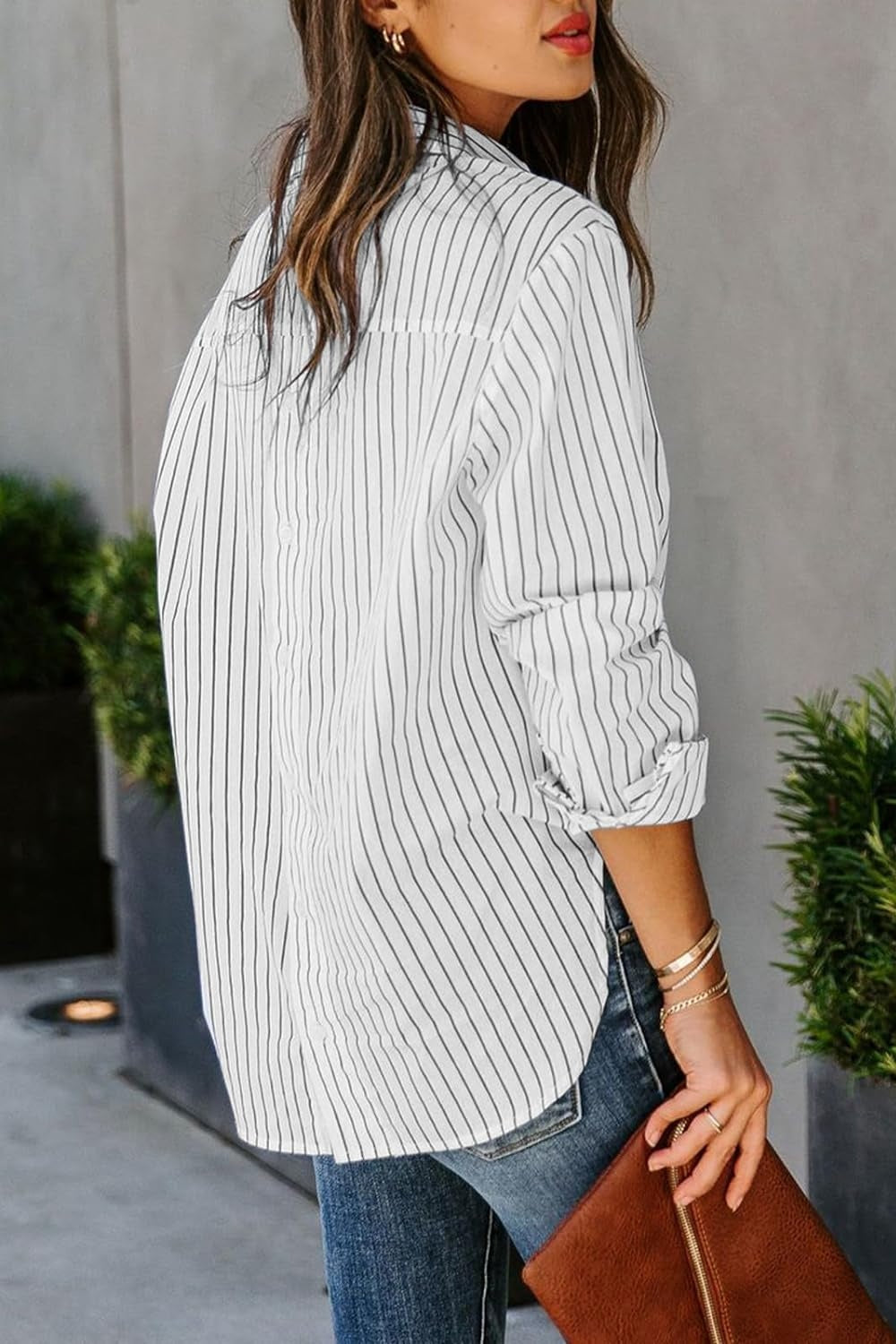 Striped Button Up