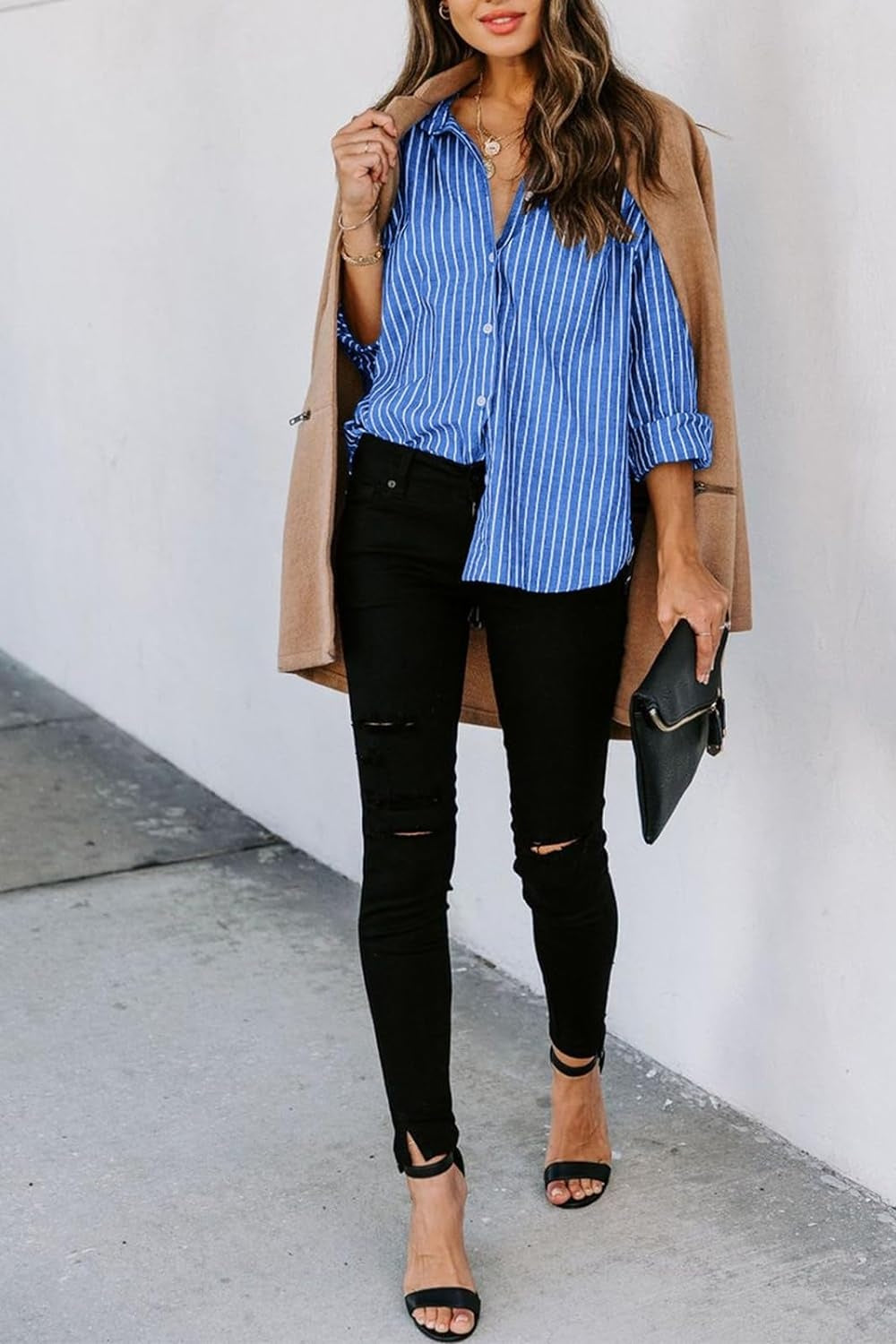 Striped Button Up