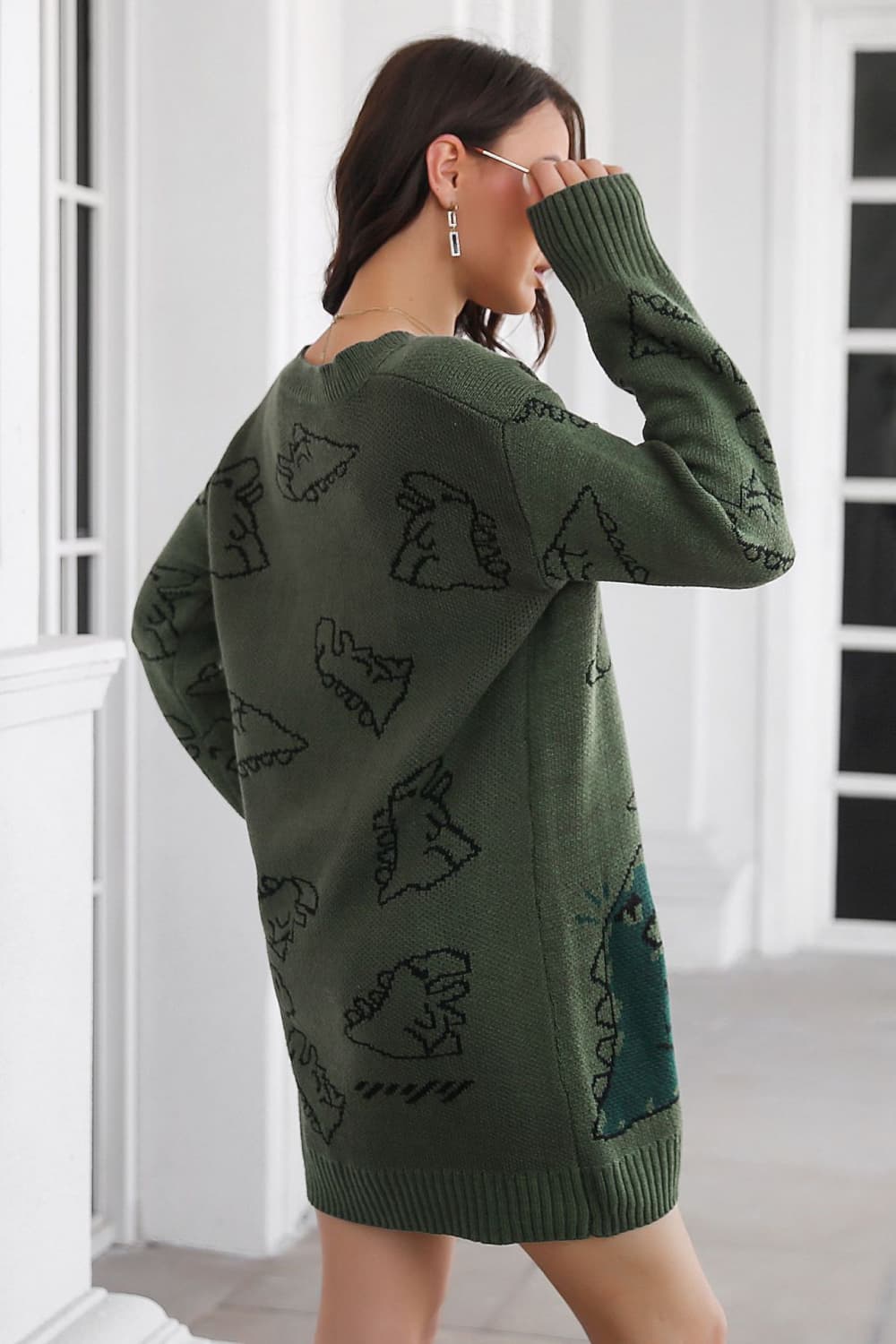 Dinosaur Sweater Dress