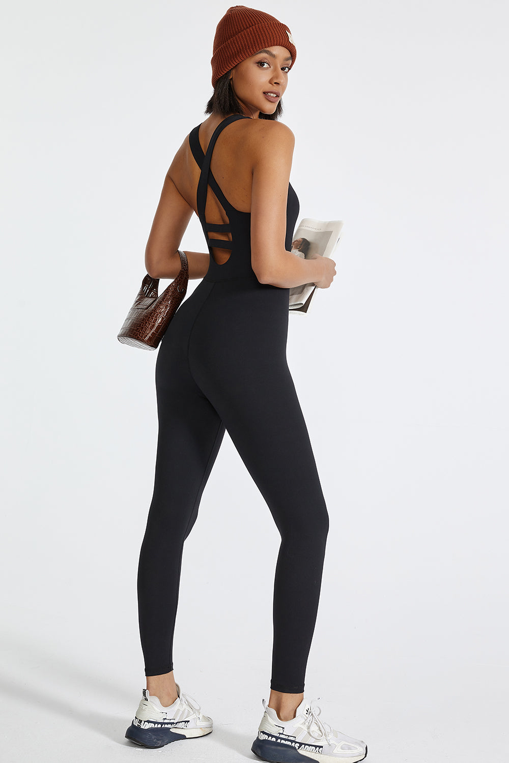 Crisscross Active Jumpsuit