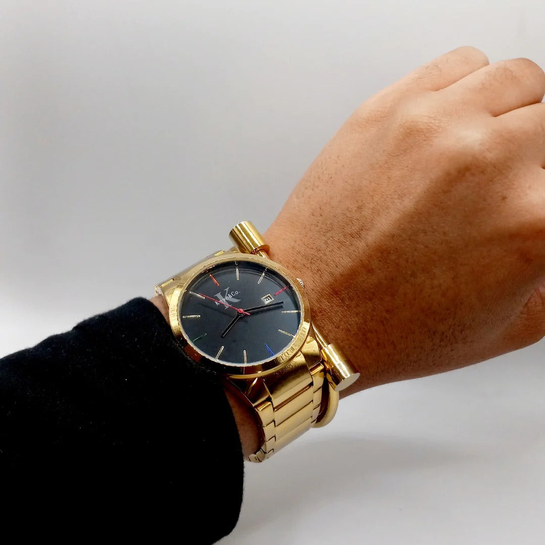 The "MJ" Gold Watch