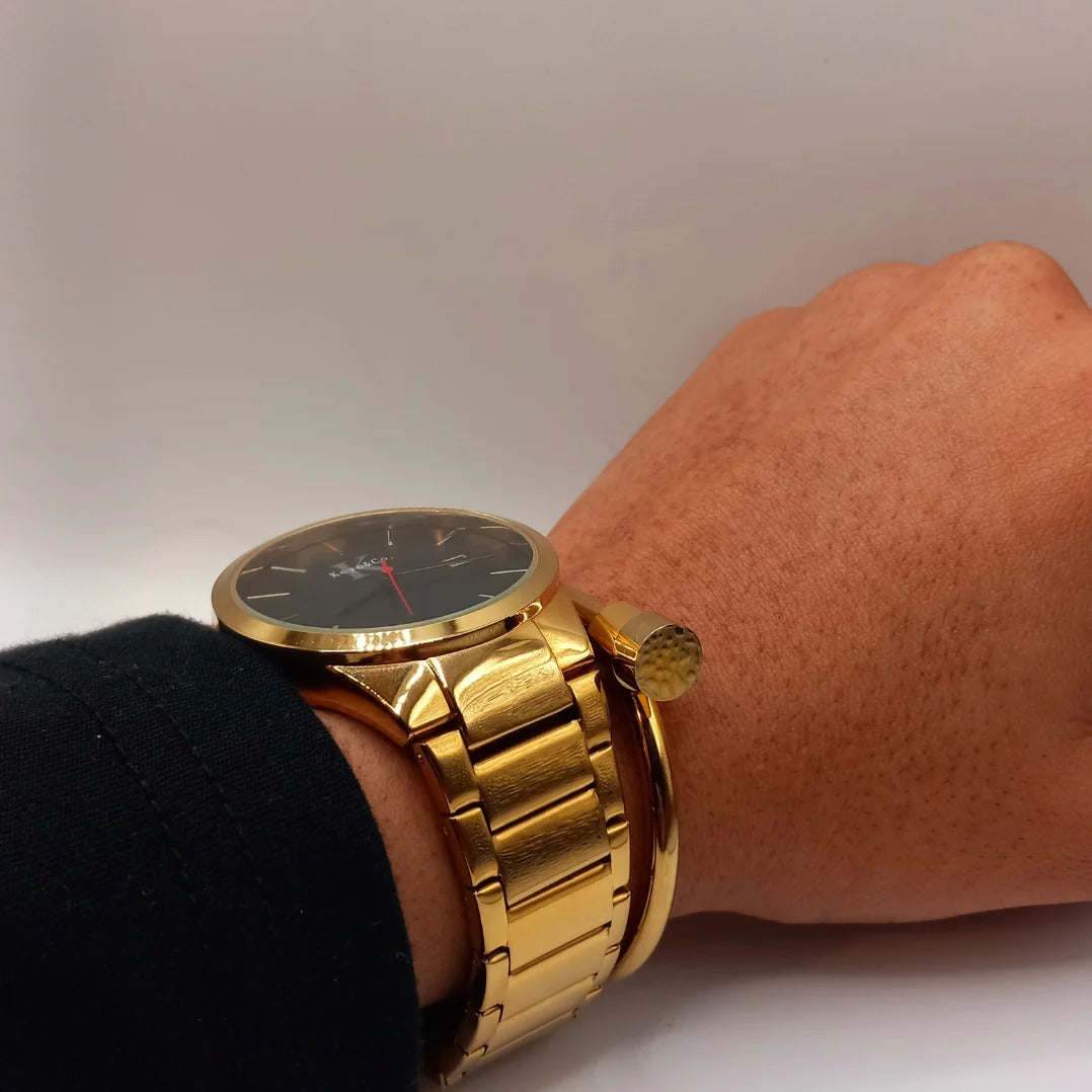 The "MJ" Gold Watch