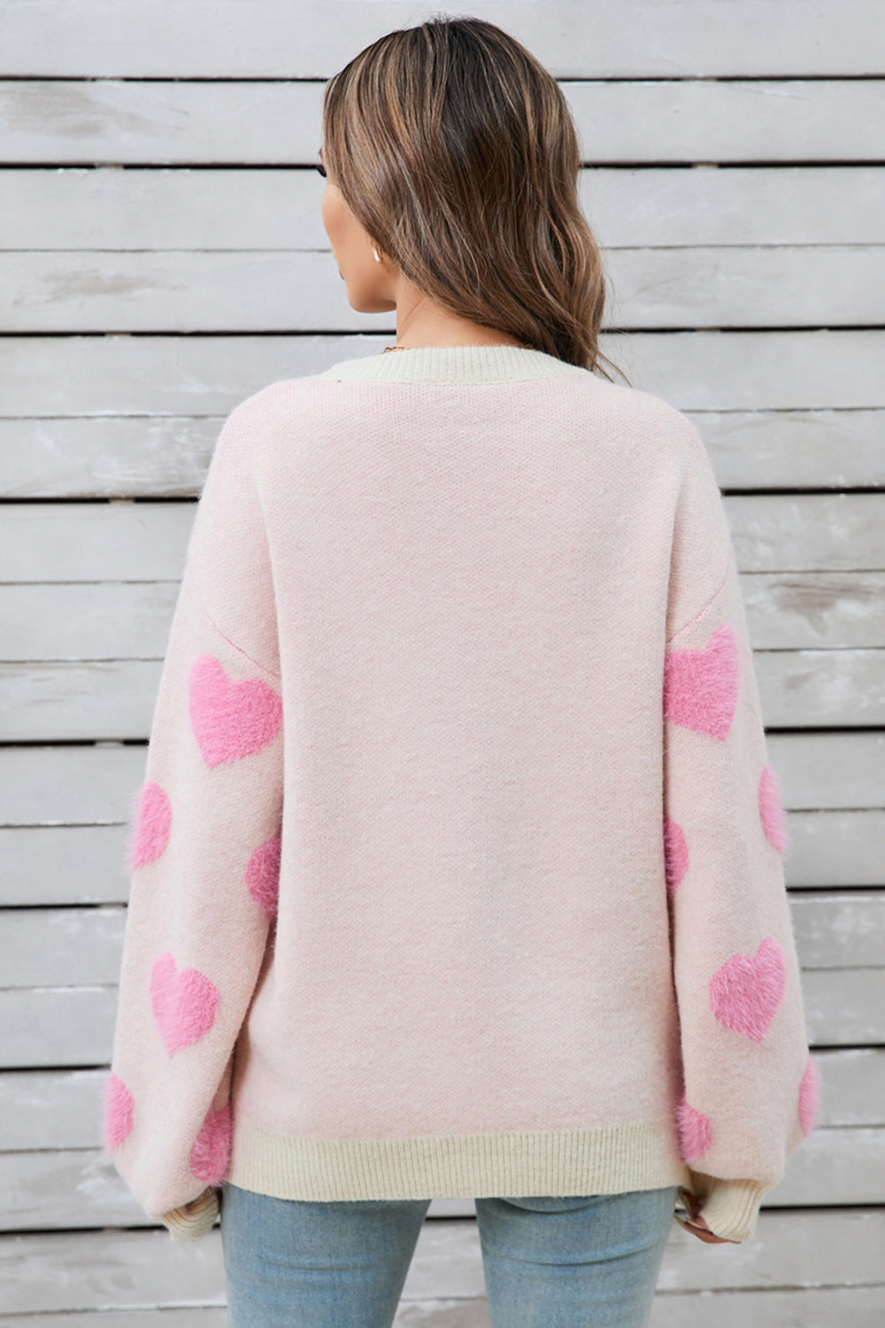 Heart Long Sleeve Sweater