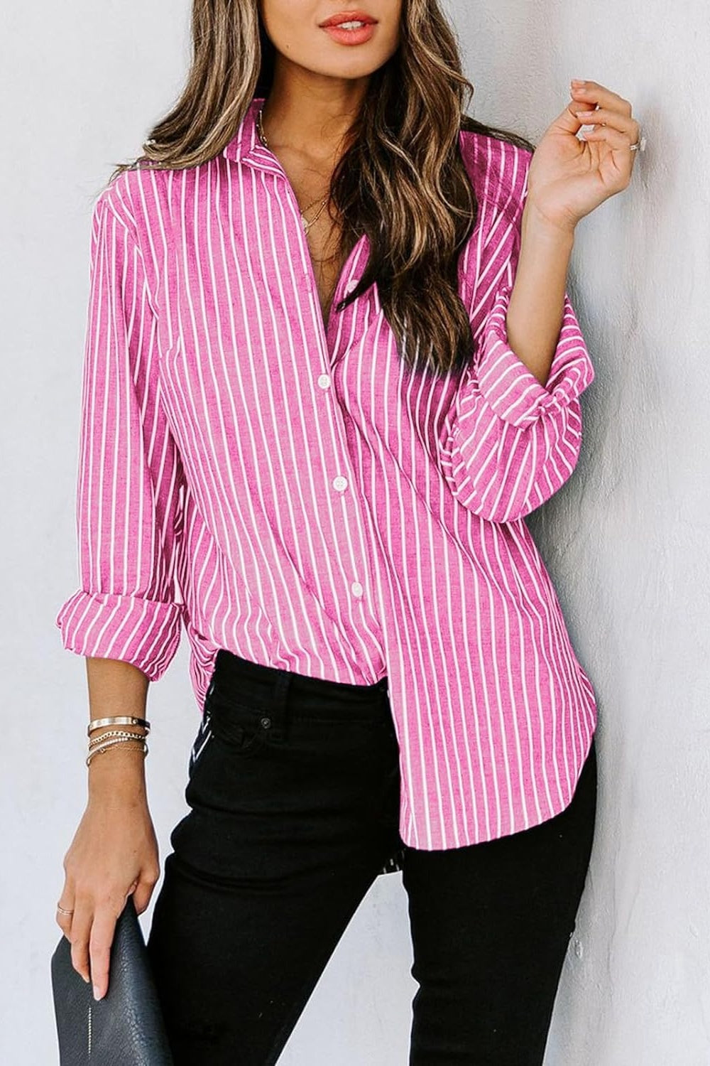 Striped Button Up