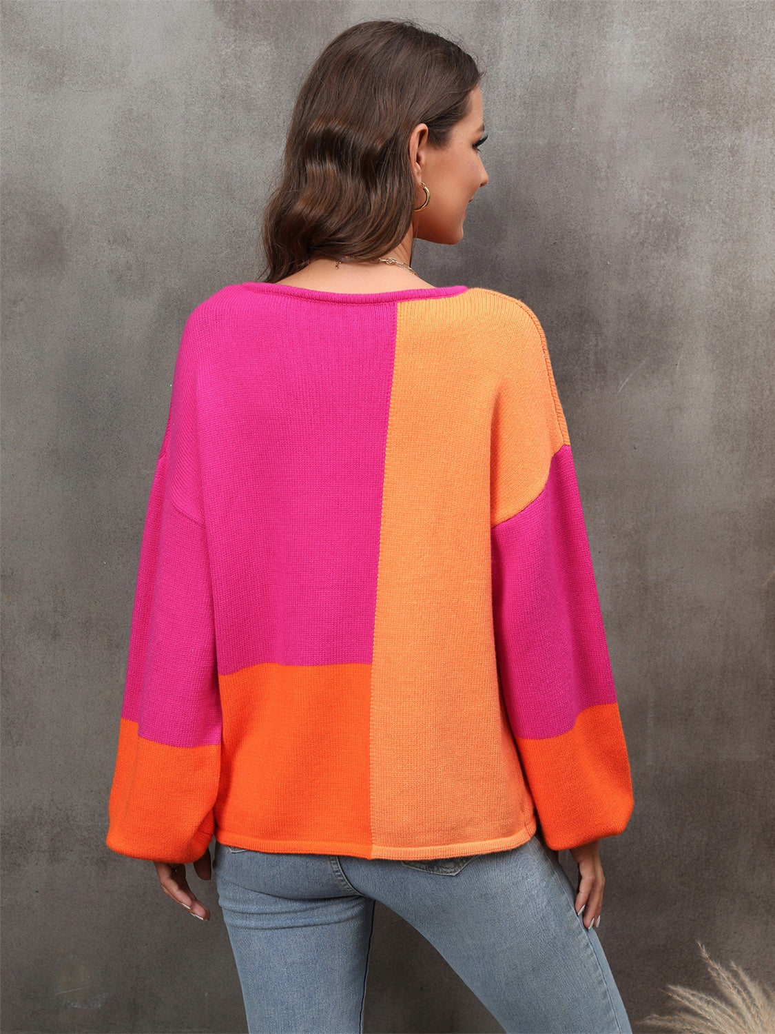 Color Block Sweater