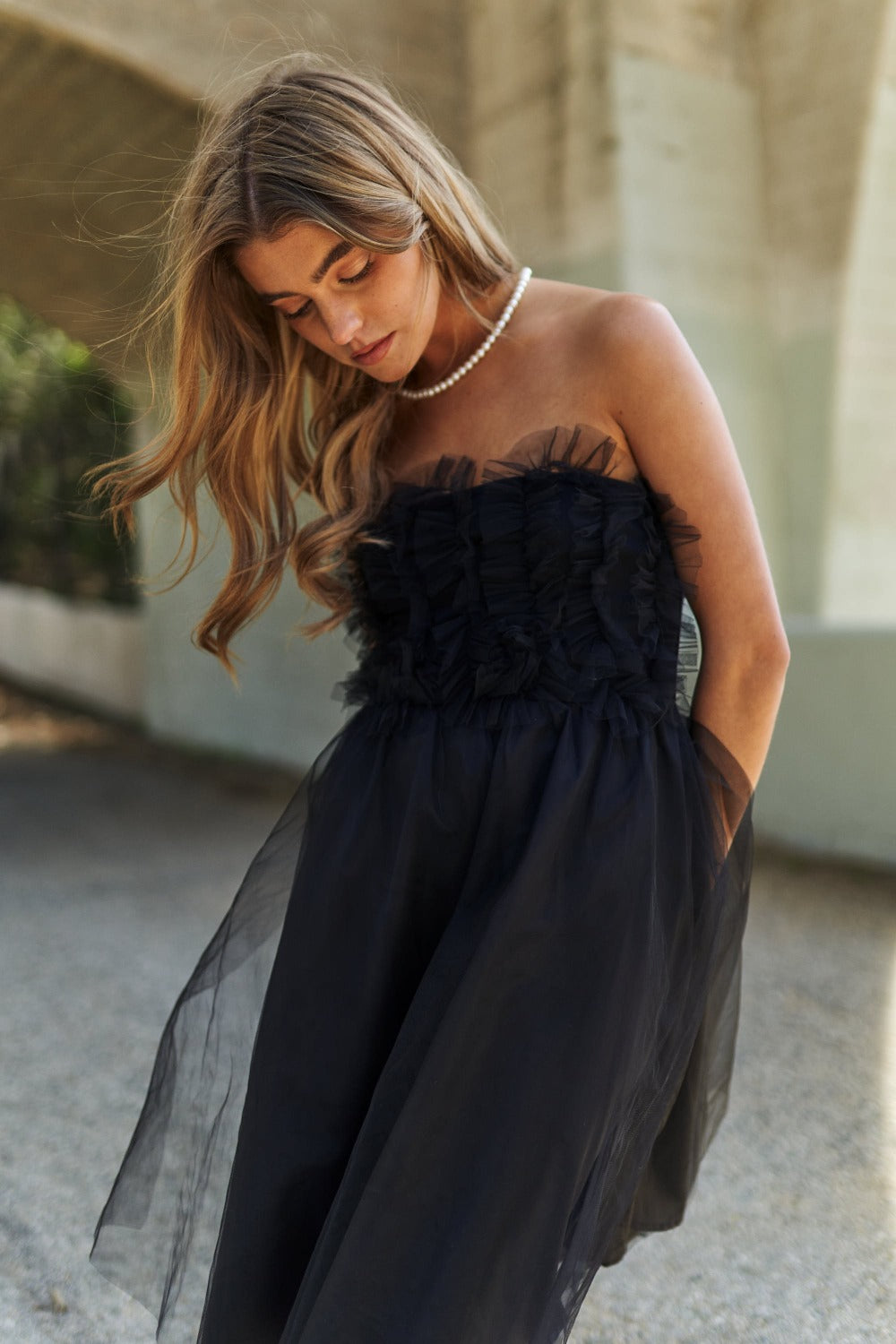 Ruffle Swing Dress