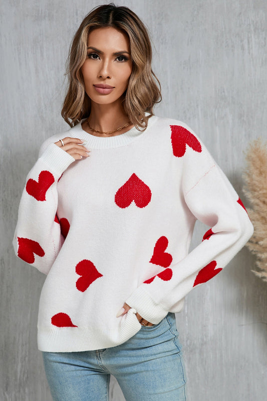 Heart Round Sweater